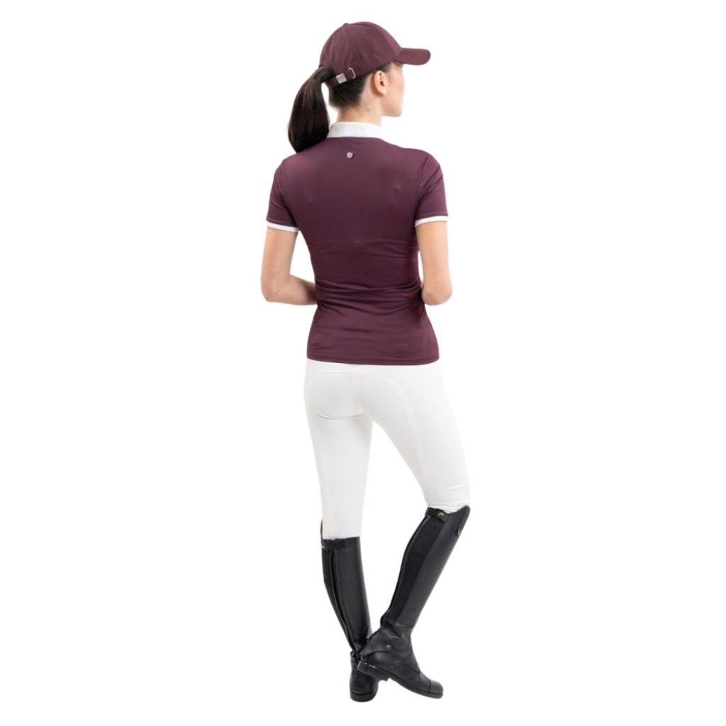HENRY equestrian - Harcour - Γυναικείο μπλουζάκι αγώνων Shine - Eggplant