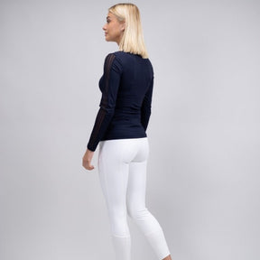 HENRY equestrian - Harcour - Γυναικείο μακρυμάνικο μπλουζάκι αγώνων Coquette - Navy