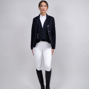 HENRY equestrian - Harcour - Pack Γυναικείο σακάκι αγώνων Kanji + θώρακα Airbag - Black