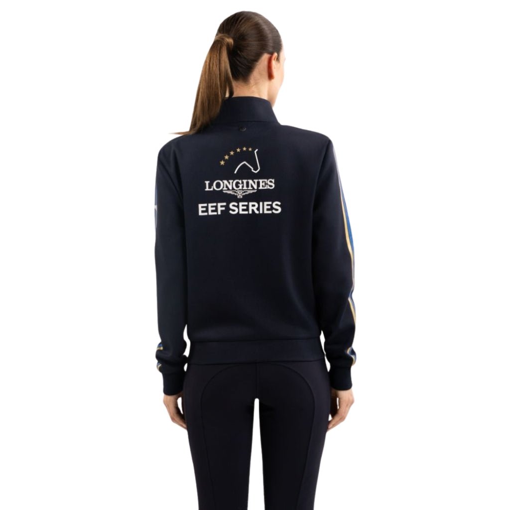 HENRY equestrian - HARCOUR - Zipped Sweatshirt Budapest Unisex EEF - navy