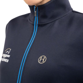 HENRY equestrian - HARCOUR - Zipped Sweatshirt Budapest Unisex EEF - navy