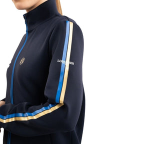 HENRY equestrian - HARCOUR - Zipped Sweatshirt Budapest Unisex EEF - navy