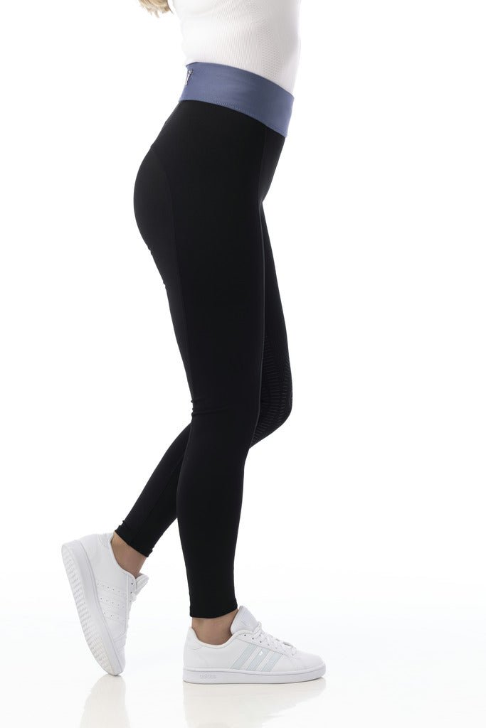 HENRY equestrian - Equitheme - Παιδικό legging ιππασίας Tea pull-on μαύρο