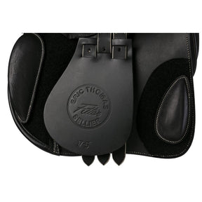 HENRY equestrian - Eric Thomas - Σέλα Fitter Εμποδίων με λείο δέρμα - μαύρο