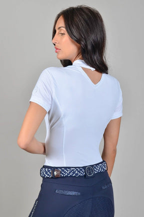 HENRY equestrian - Harcour - Γυναικείο κοντομάνικο μπλουζάκι αγώνων Evita λευκό