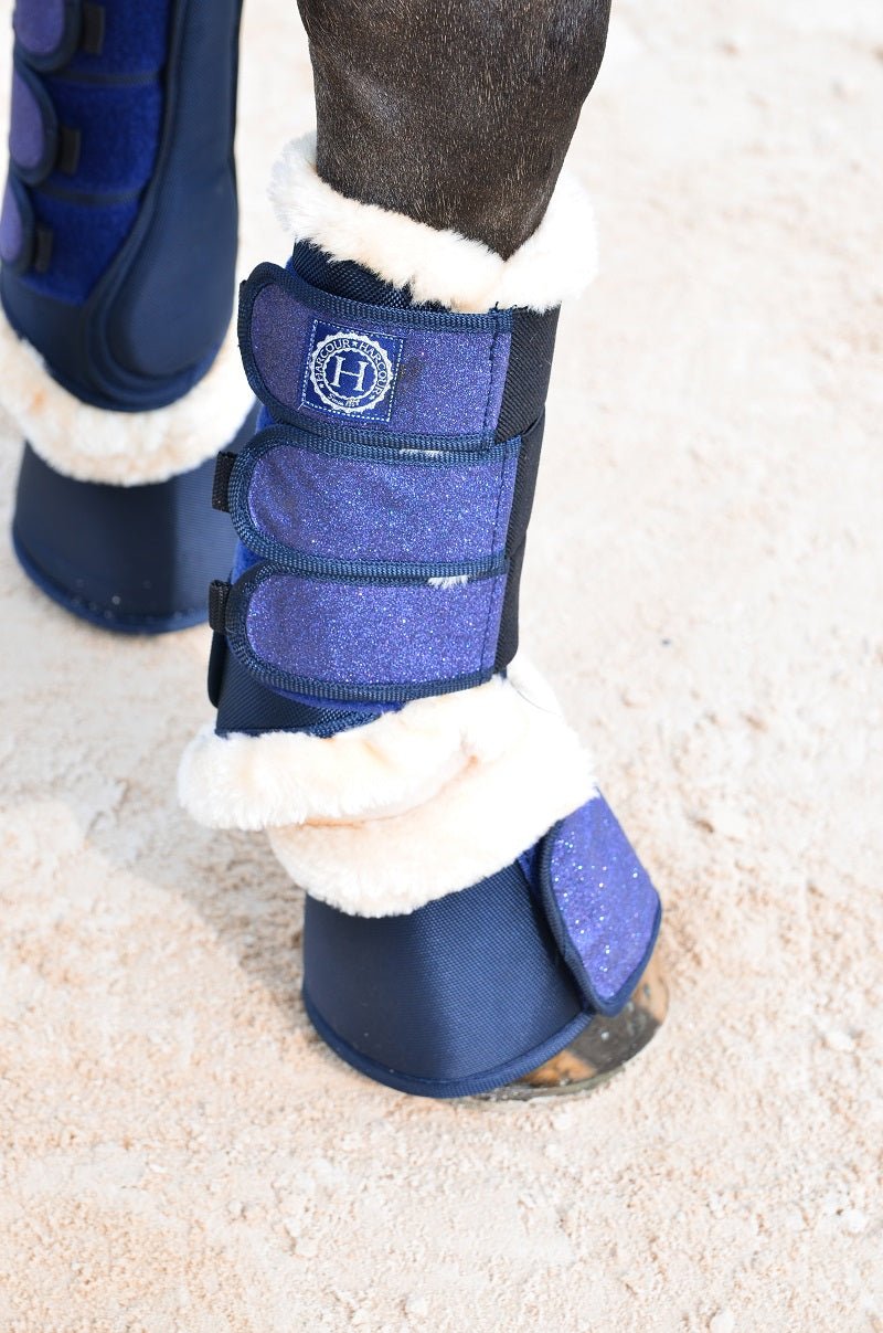 HENRY equestrian - Harcour - Μπροστινές γκέτες Cosmo navy