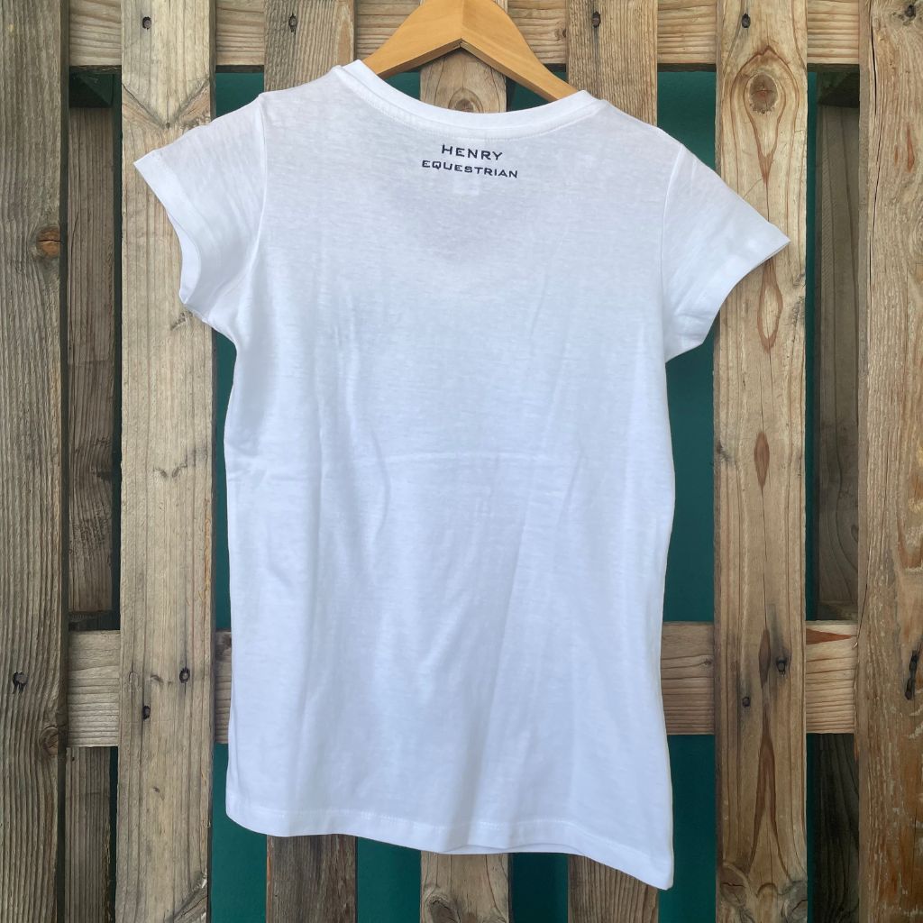 HENRY equestrian - HENRY equestrian - Γυναικείο κοντομάνικο μπλουζάκι HENRY equestrian λευκό