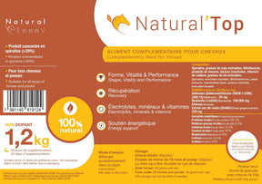 HENRY equestrian - Natural’ Innov - Συμπλήρωμα διατροφής Natural’ Top 1,2 kg